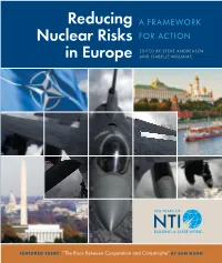 Reducing Nuclear Risks in Europe a FRAMEWORK for ACTION