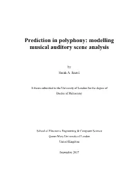 Prediction in Polyphony: Modelling Musical Auditory Scene Analysis