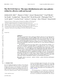 The SLUGGS Survey: the Mass Distribution in Early-Type Galaxies