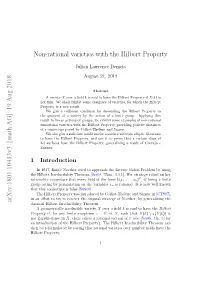 19 Aug 2018 Non-Rational Varieties with the Hilbert Property