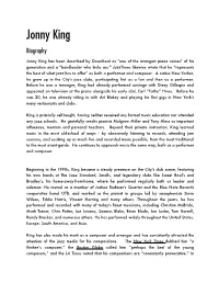 Jonny King — Biography