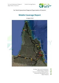 Mobile Coverage Report Organisation of Councils