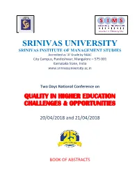 Srinivas University