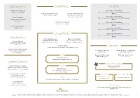 View Example Lunch Menu 2