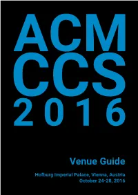 CCS 2016 Venue Guide