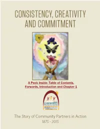 Consistency, Creativity and Commitment