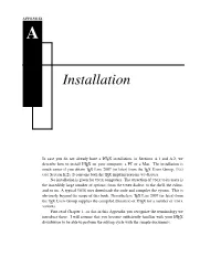 Installation
