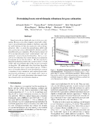 Pretraining Boosts Out-Of-Domain Robustness for Pose Estimation