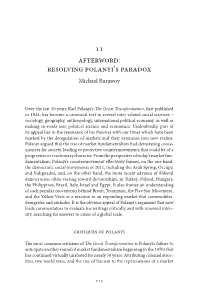 Resolving Polanyi's Paradox