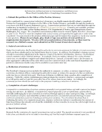 COMMUTATION INSTRUCTIONS Information and Instructions on Commutations and Remissions Please Read Carefully Before Completing Commutation Form