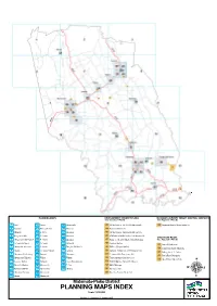 PLANNING MAPS INDEX Scale 1:230,000