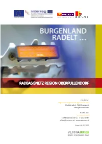 Radbasisnetz Region Oberpullendorf