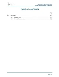 Table of Contents