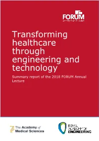Transforming Healthcare Through Engineering and Technology