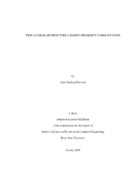 Wide I O DRAM Architecture Utilizing Proximity Communication
