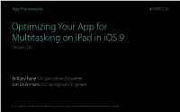 WWDC15 App Frameworks
