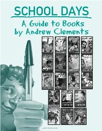 Andrew Clements Curriculum Guide 2013