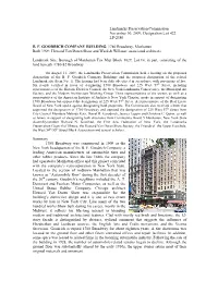 B. F. GOODRICH COMPANY BUILDING, 1780 Broadway, Manhattan Built 1909; Howard Van Doren Shaw and Ward & Willauer, Associated Architects