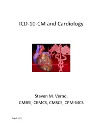 ICD-10 and Cardiology Steven M