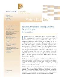 Middle East Brief 76