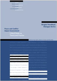 Peace and Conflict Impact Assessment