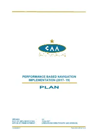 Performance Based Navigation Implementation (2017- 19)