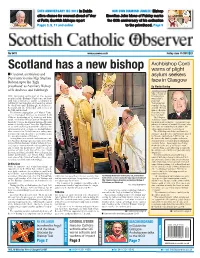Scotland Has a New Bishop
