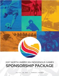 Sponsorship Package.Indd