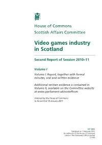 Video Games Industry in Scotland