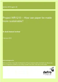 WR1210 Sustainable Paper