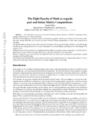 Arxiv:2008.01900V1 [Math.NA] 5 Aug 2020