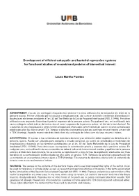 Development of Efficient Eukaryotic and Bacterial Expression Systems for Functional Studies of Recombinant Proteins of Biomedical Interest”