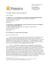 URGENT-ACTION@OHCHR.ORG January 28