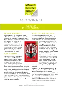 WPF Reading Guide the Power Naomi Alderman