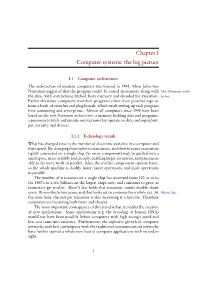 Chapter I Computer Systems: the Big Picture