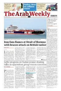 Iran Fans Flames at Strait of Hormuz with Brazen Attack on British Tanker