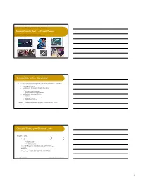 Concepts to Be Covered Circuit Theory