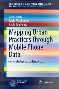 Mapping Urban Practices Through Mobile Phone Data Springerbriefs in Applied Sciences and Technology