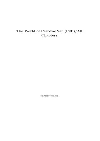 The World of Peer-To-Peer (P2P)/All Chapters