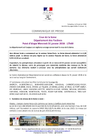 CP Inondations 31 Janvier 2018
