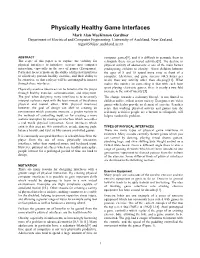 SIGCHI Conference Paper Format