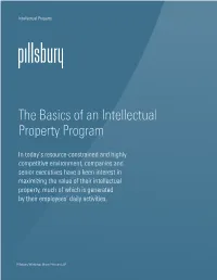 The Basics of an Intellectual Property Program
