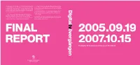 The Digital TV Commission's Final Report