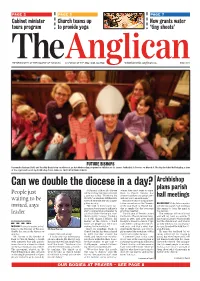 Can We Double the Diocese in a Day? Archbishop Plans Parish at the End of May, Mr