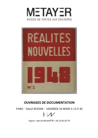 Ouvrages De Documentation