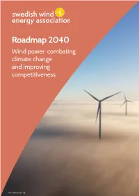 Roadmap 2040 Wind Power: Combating Climate Change and Improving Competitiveness