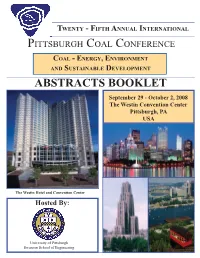 2008 Abstract Booklet