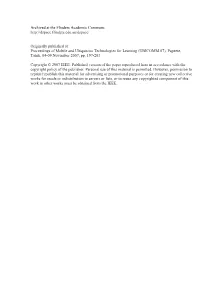 Battle of Stiklestad: Supporting Virtual Heritage with 3D Collaborative Virtual Environments and Mobile Devices in Educational Settings