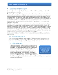 Existing Environment Water Resources