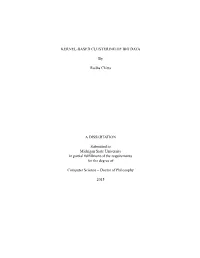 KERNEL-BASED CLUSTERING of BIG DATA by Radha Chitta A
